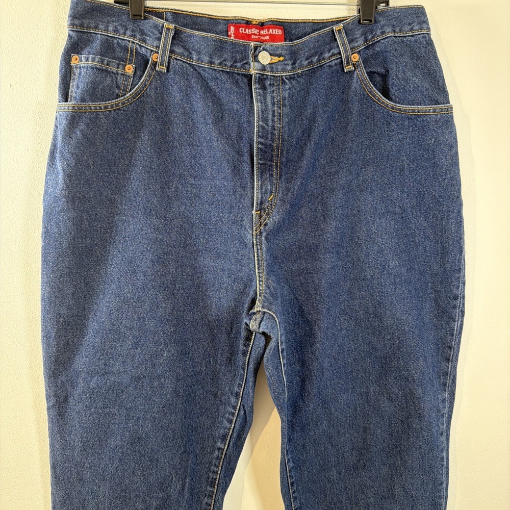 Levi's 550 Relaxed Fit Tapered Leg Jeans Womens 18 Short 100%‎ Cotton Mexico - Picture 5 of 10